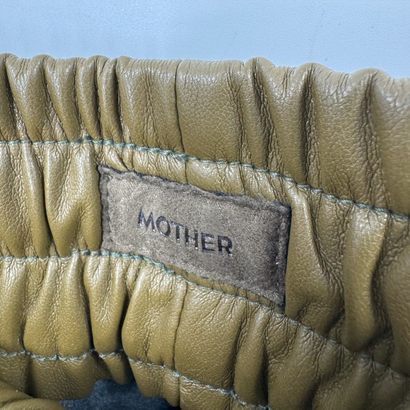 MOTHER The rambler lounger ankle fir green pants small B523 - Picture 5 of 9